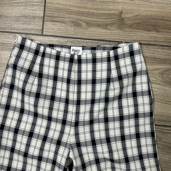 Princess Polly Womens Pants Size 6 Checkered Wide Leg High Rise - Picture 2 of 12